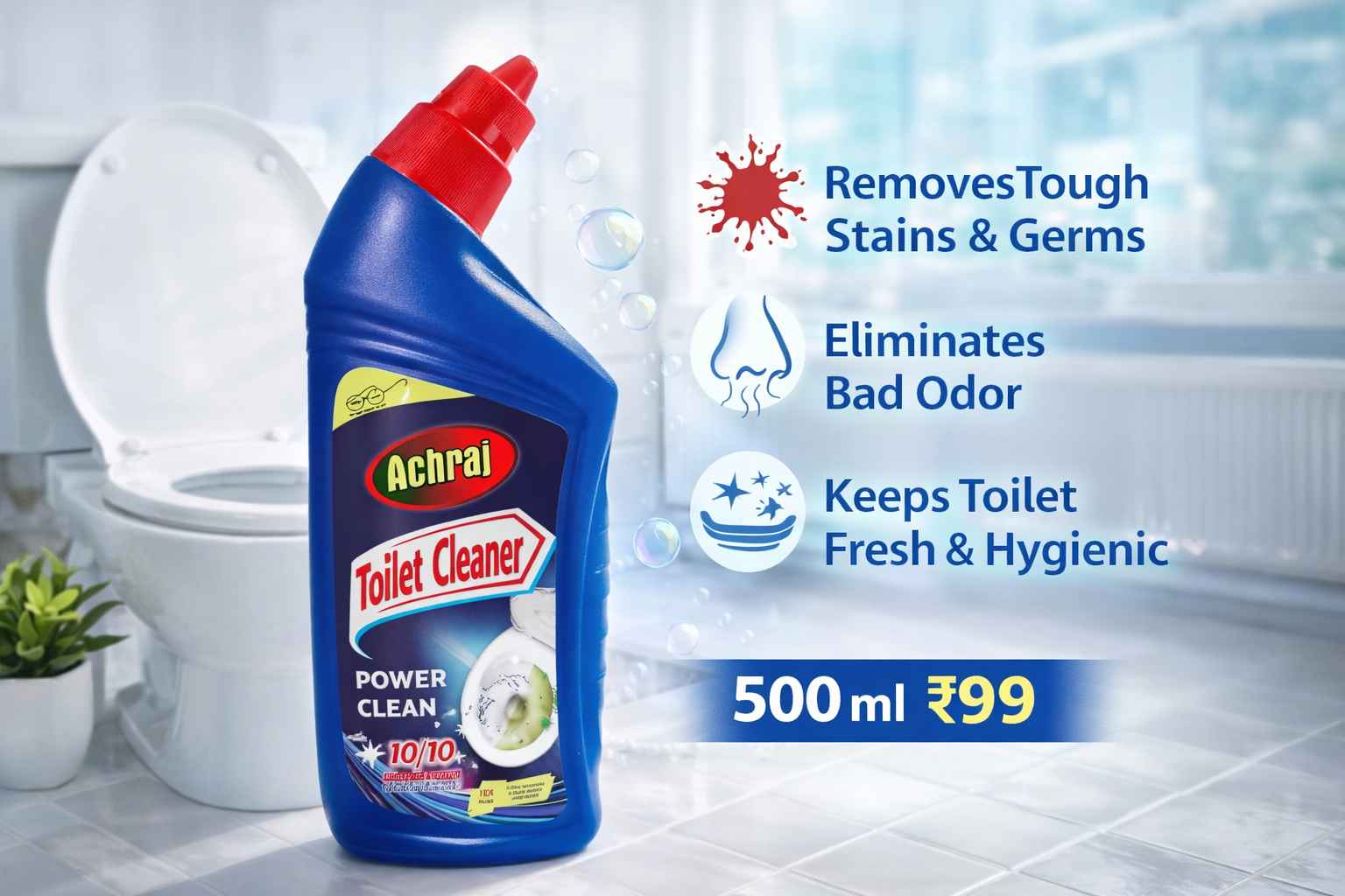 ACHRAJ TOILET CLEANER – 500 ml